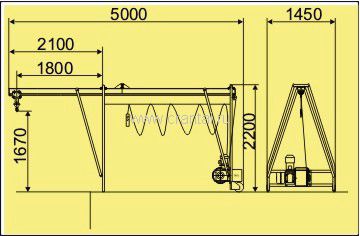 Кран в окно